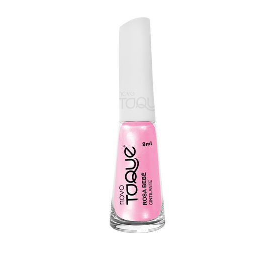 Esmalte Novo Toque Cintilante Rosa Bebê 8ml