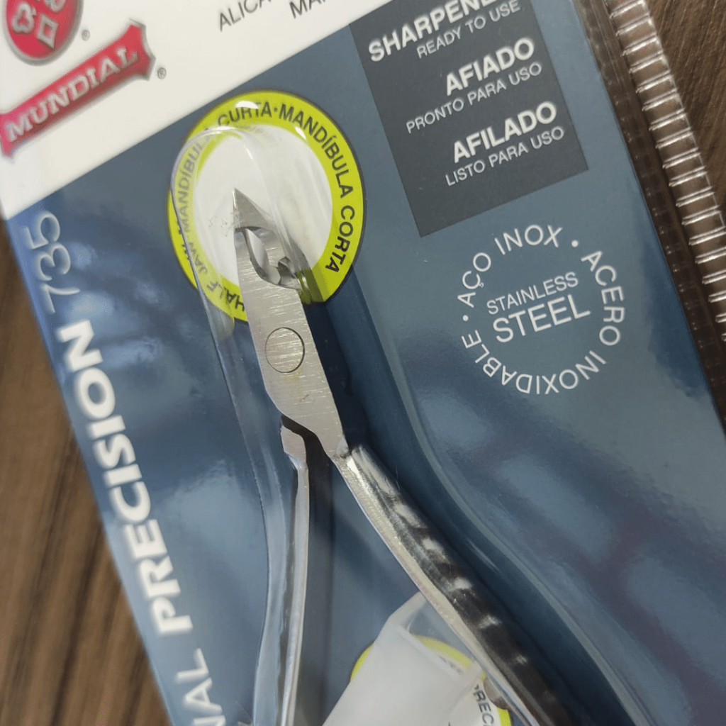 Alicate Para Cutículas Profissional 735 Em Inox Mundial