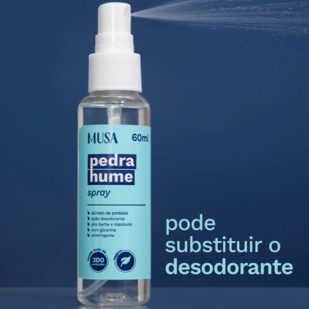 Pedra Hume Spray Musa 60ml