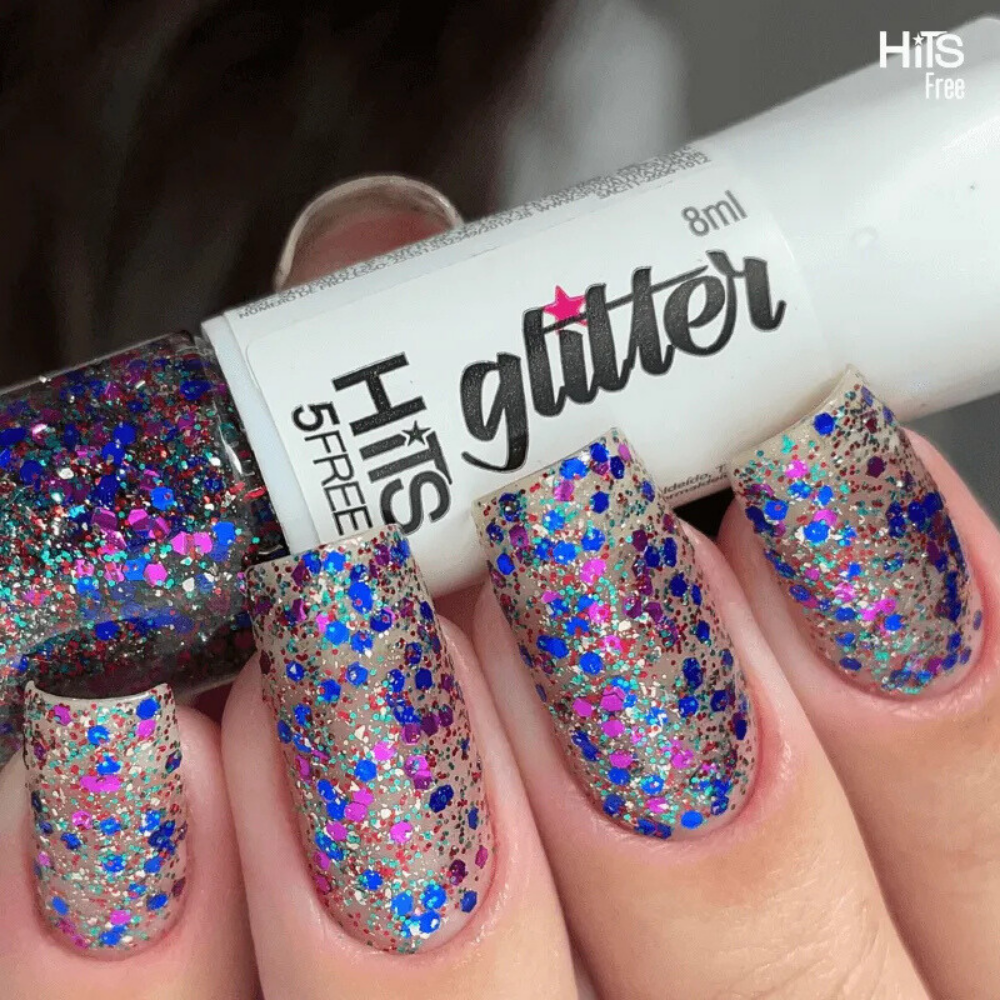 Esmalte Hits Glitter Milão 8ml