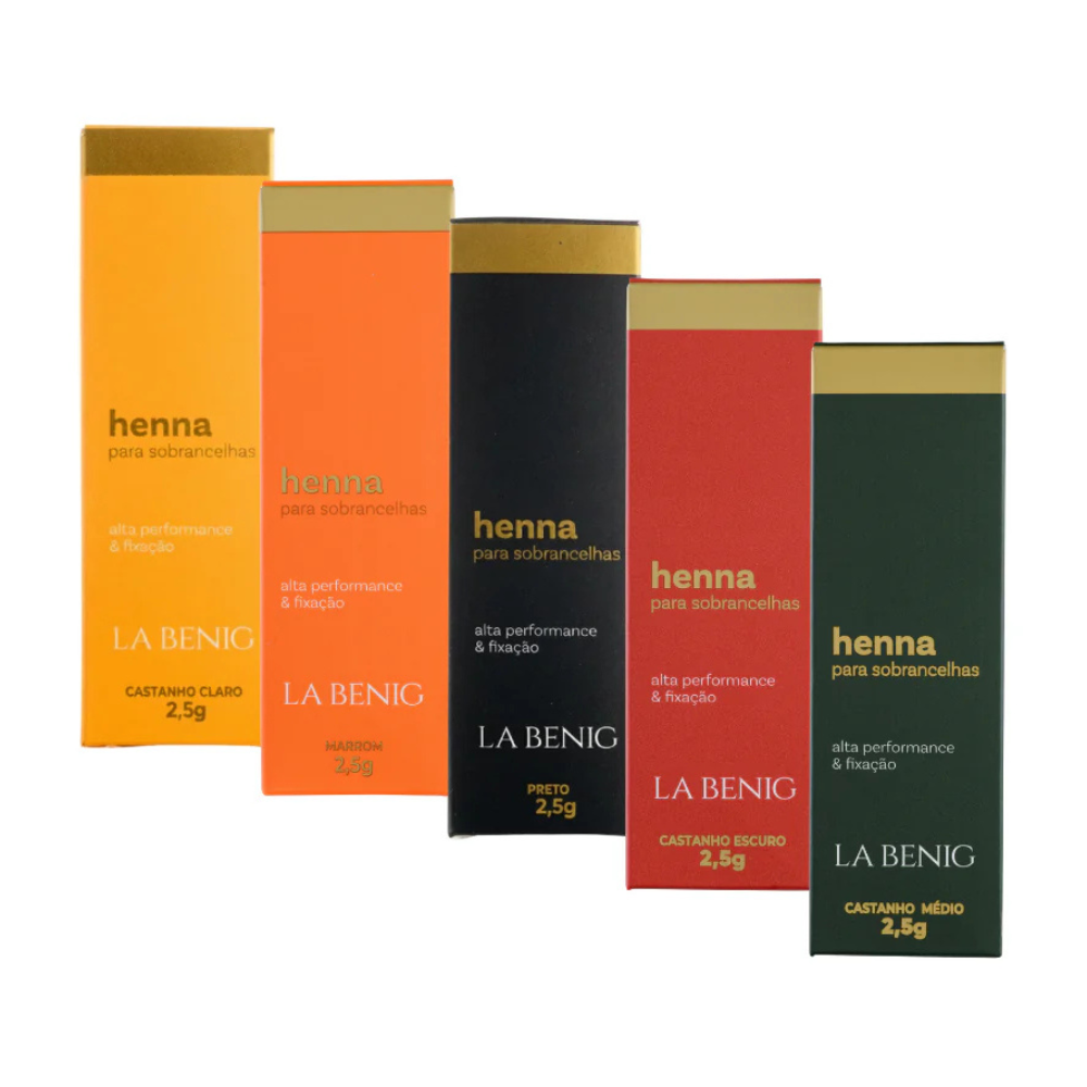Kit La Benig Henna E Fixador Profissional