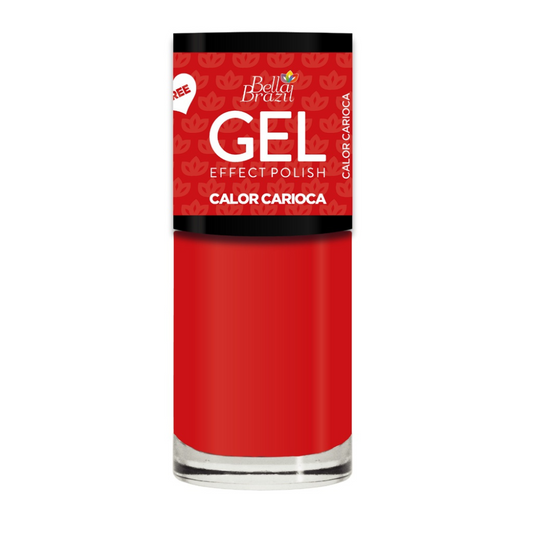 Esmalte Bella Brazil Efeito Gel Cremoso 856 Calor Carioca 9ml