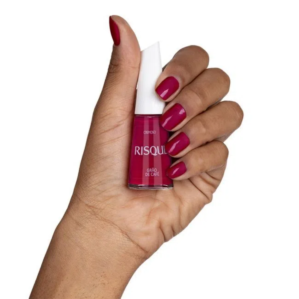 Esmalte Risqué Cremoso Grão De Café 8ml