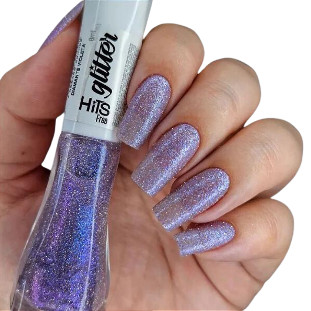 Esmalte Hits Glitter Diamante Violeta 8ml