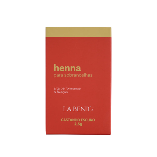 Henna Refil La Benig Castanho Escuro 2,5g