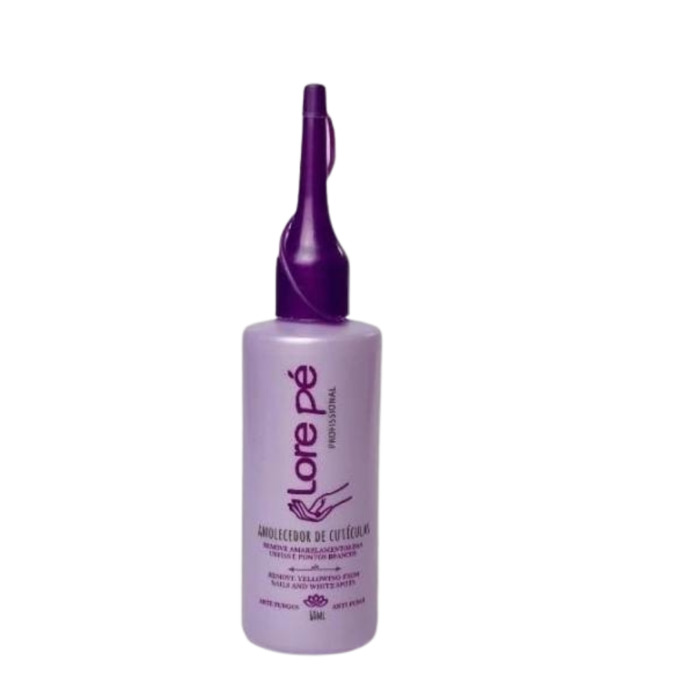 Líquido Amolecedor De Cutículas Lore Pé 80ml