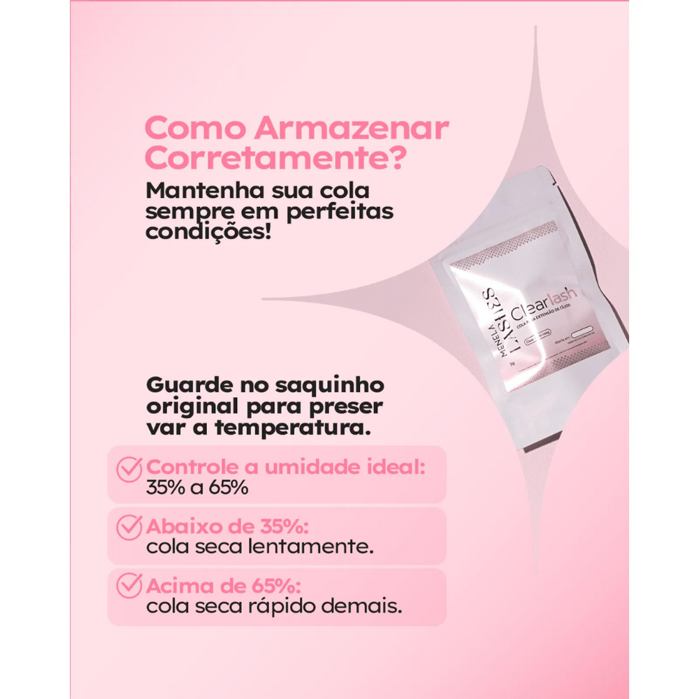 Soft Lash Cola para Cílios Menela Lashes 3g