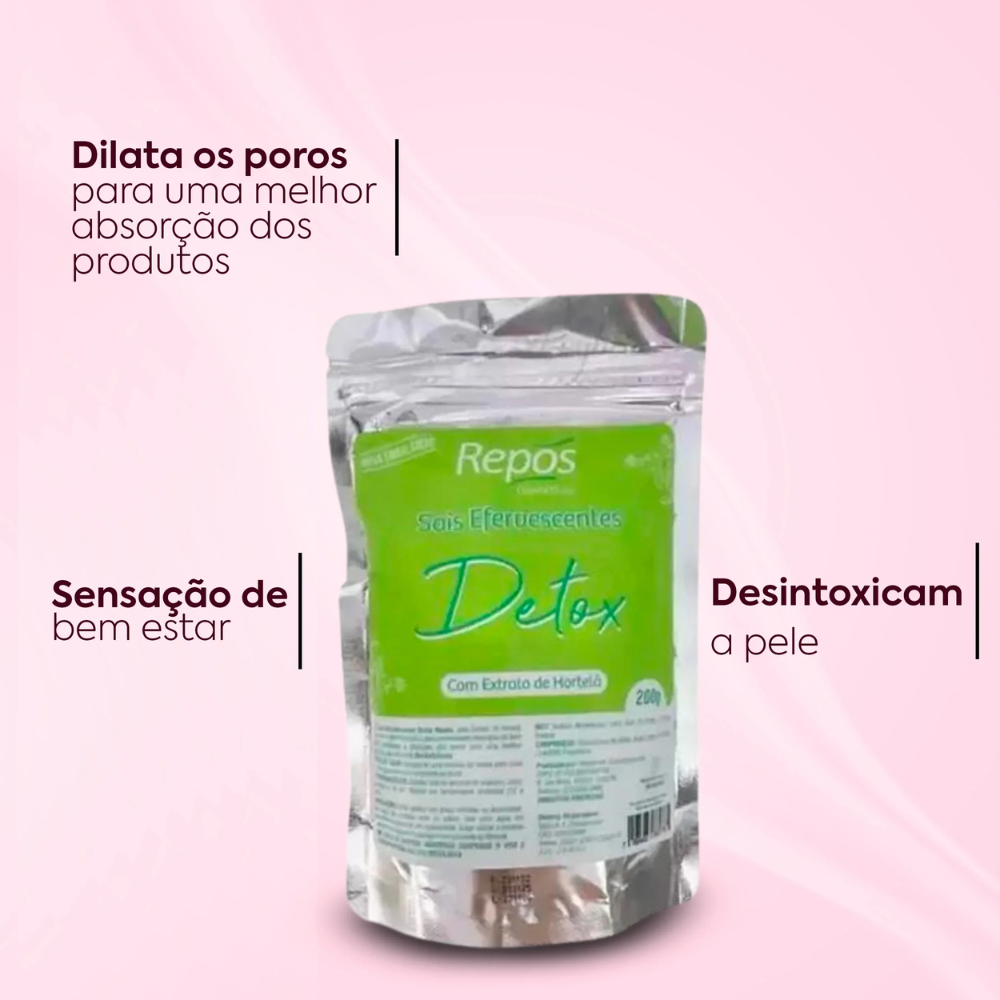 Sais Efervescentes Detox Repos 200g