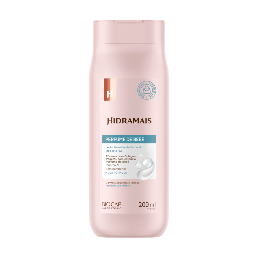 Loção Desodorante Corporal Perfume De Bebê Hidramais 200ml