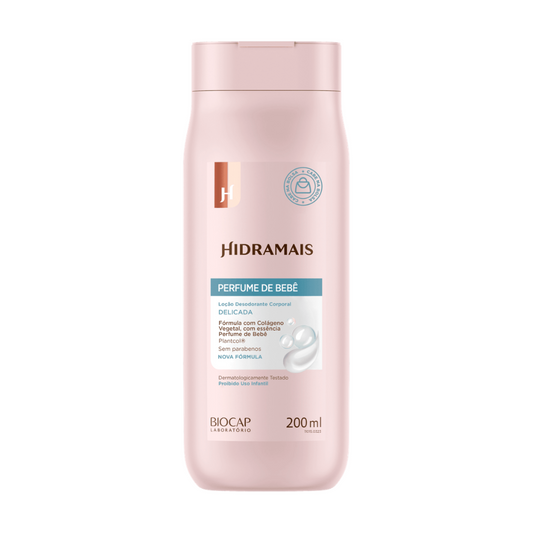 Loção Desodorante Corporal Perfume De Bebê Hidramais 200ml
