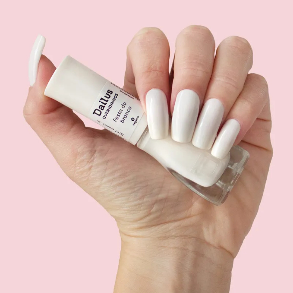 Esmalte Dailus Cremoso Queridinhos Festa Do Branco 8ml