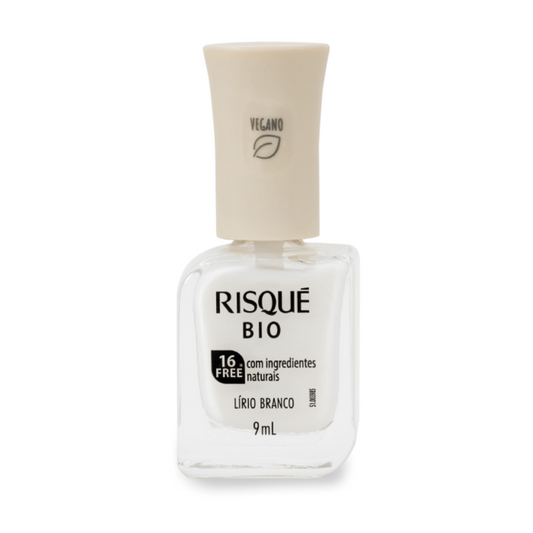 Esmalte Risqué Cremoso Bio 9ml Lírio Branco