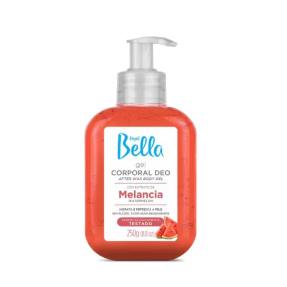 Gel Calmante Corporal Deo Melancia Depil Bella 250g