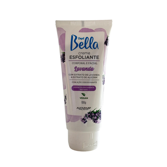 Creme Esfoliante Lavanda Depil Bella 100g