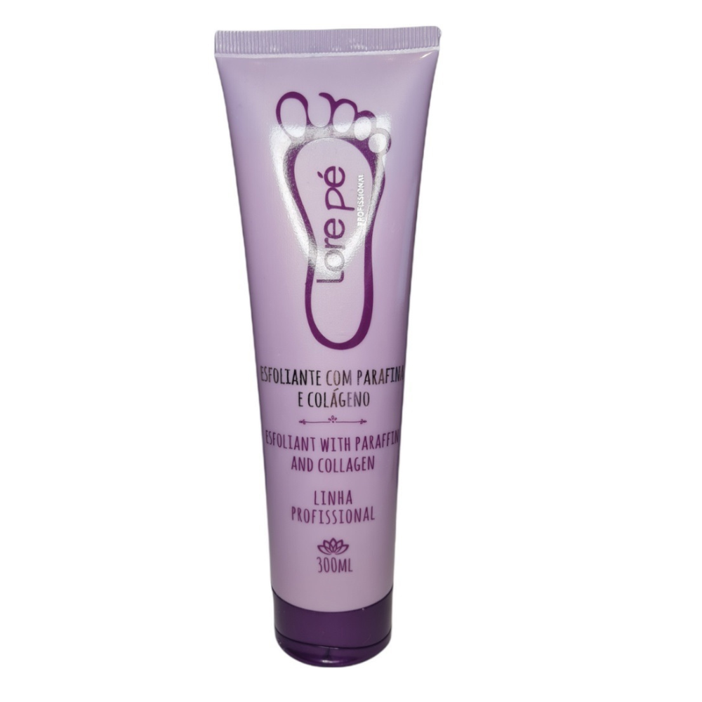 Esfoliante Com Parafina E Colágeno Lore Pé 300ml