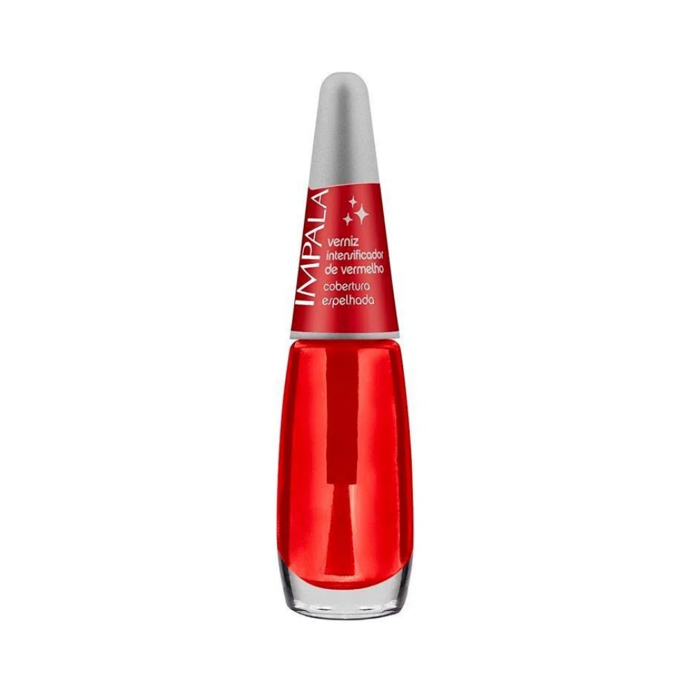 Esmalte Impala Verniz Intensificador De Vermelho 7,5ml - Cuidados