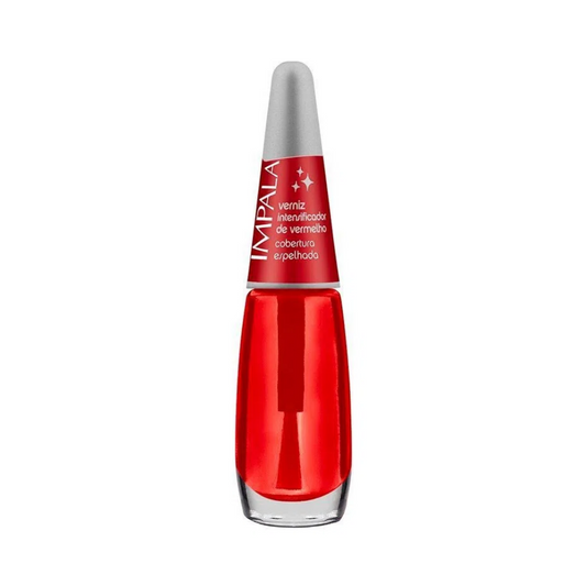 Esmalte Impala Verniz Intensificador De Vermelho 7,5ml - Cuidados
