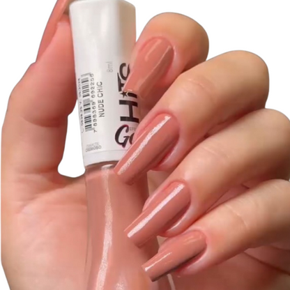 Esmalte Hits Cremoso Efeito Gel Nude Chic 8ml