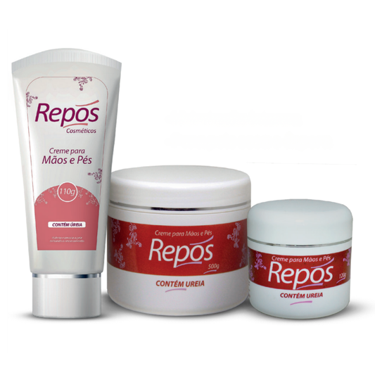 Creme Hidratante Com Ureia Para Mãos E Pés Repos
