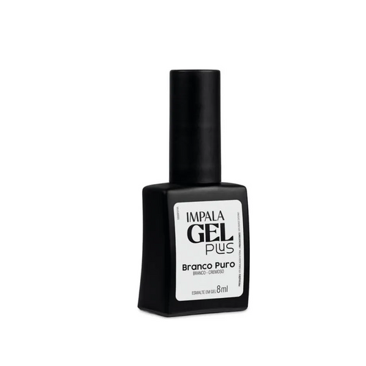 Esmalte Gel Impala Gel Plus Cremoso Branco Puro 8ml