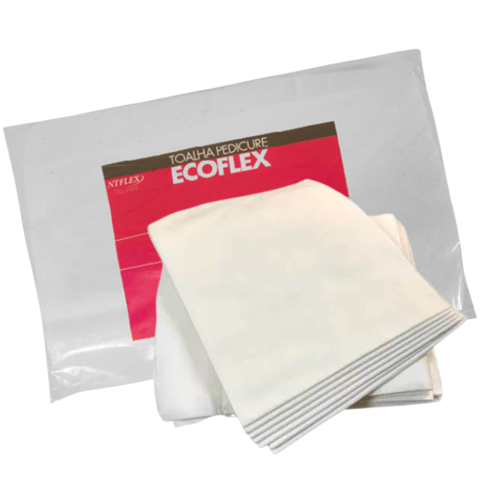 Toalha Pedicure Eco Flex 30x40cm 100 Unidades Ntflex