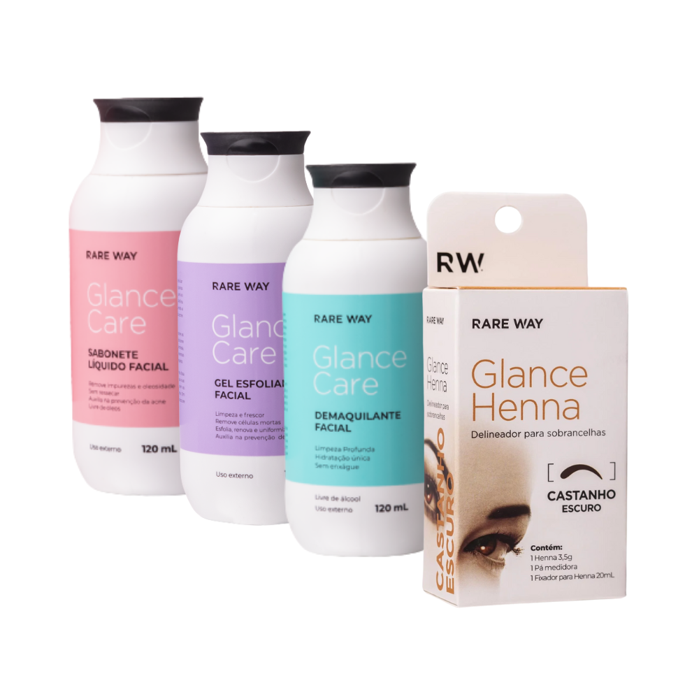 Kit Skincare 120ml + Henna Glance 3,5g