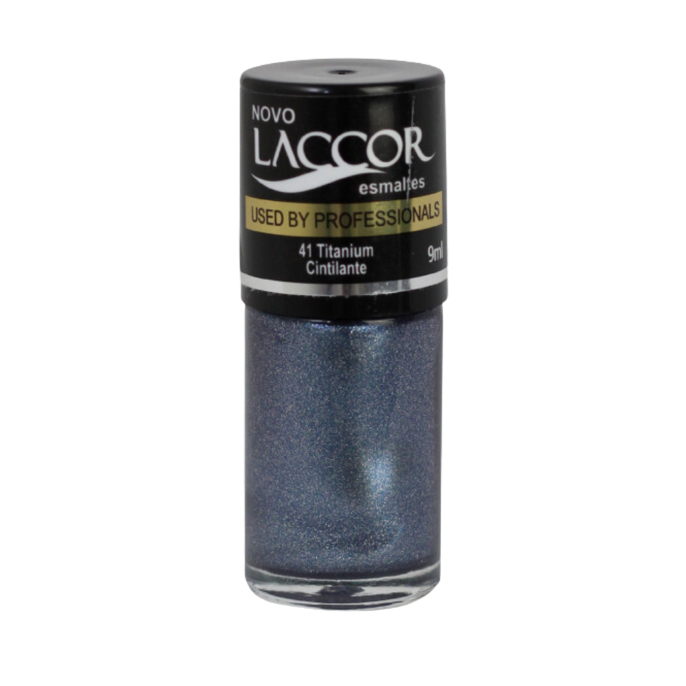 Esmalte Laccor Cintilante Titanium 9ml