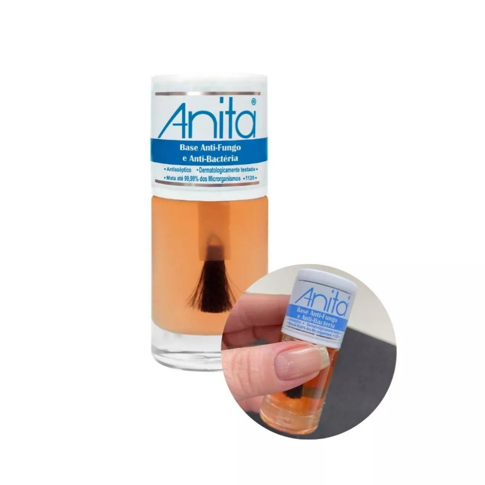 Esmalte Anita Tratamento Base Anti-Fungo E Anti-Bactéria 10ml
