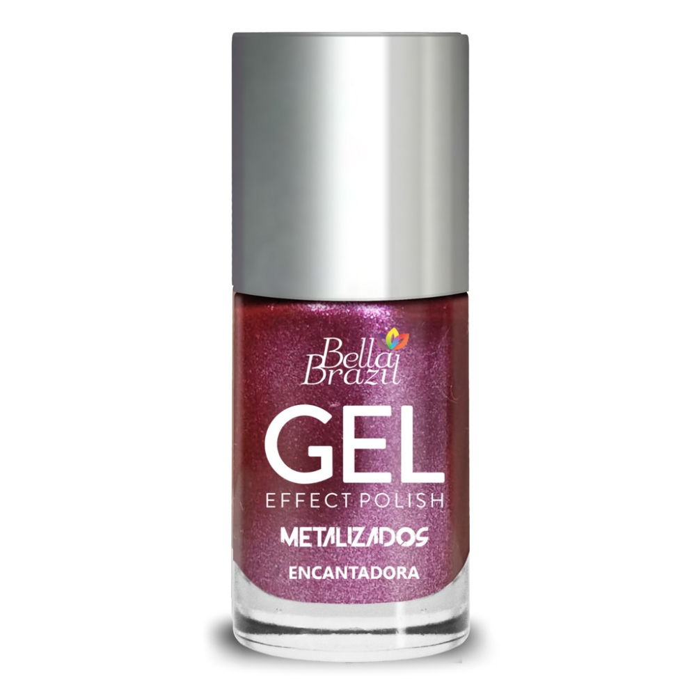 Esmalte Bella Brazil Efeito Gel Metalizado 218 Encantadora 9ml