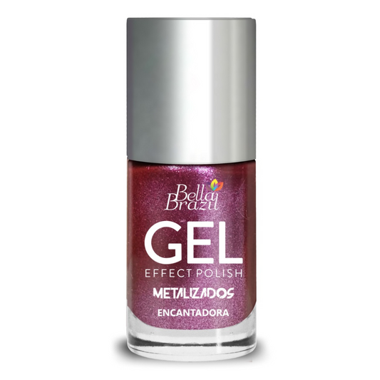 Esmalte Bella Brazil Efeito Gel Metalizado 218 Encantadora 9ml