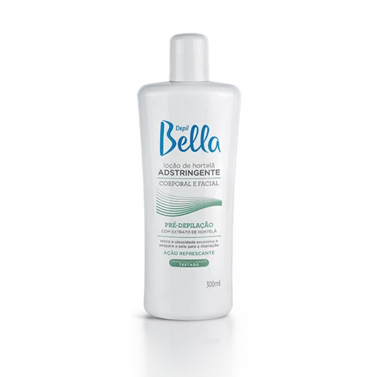 Loção Pré Depilatória Adstringente de Hortelã Depil Bella 300ml