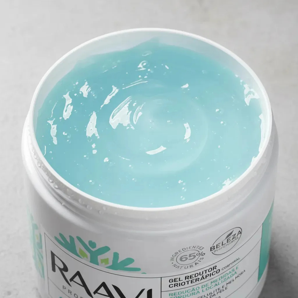 Gel Redutor Crioterápico Corporal Raavi 500g