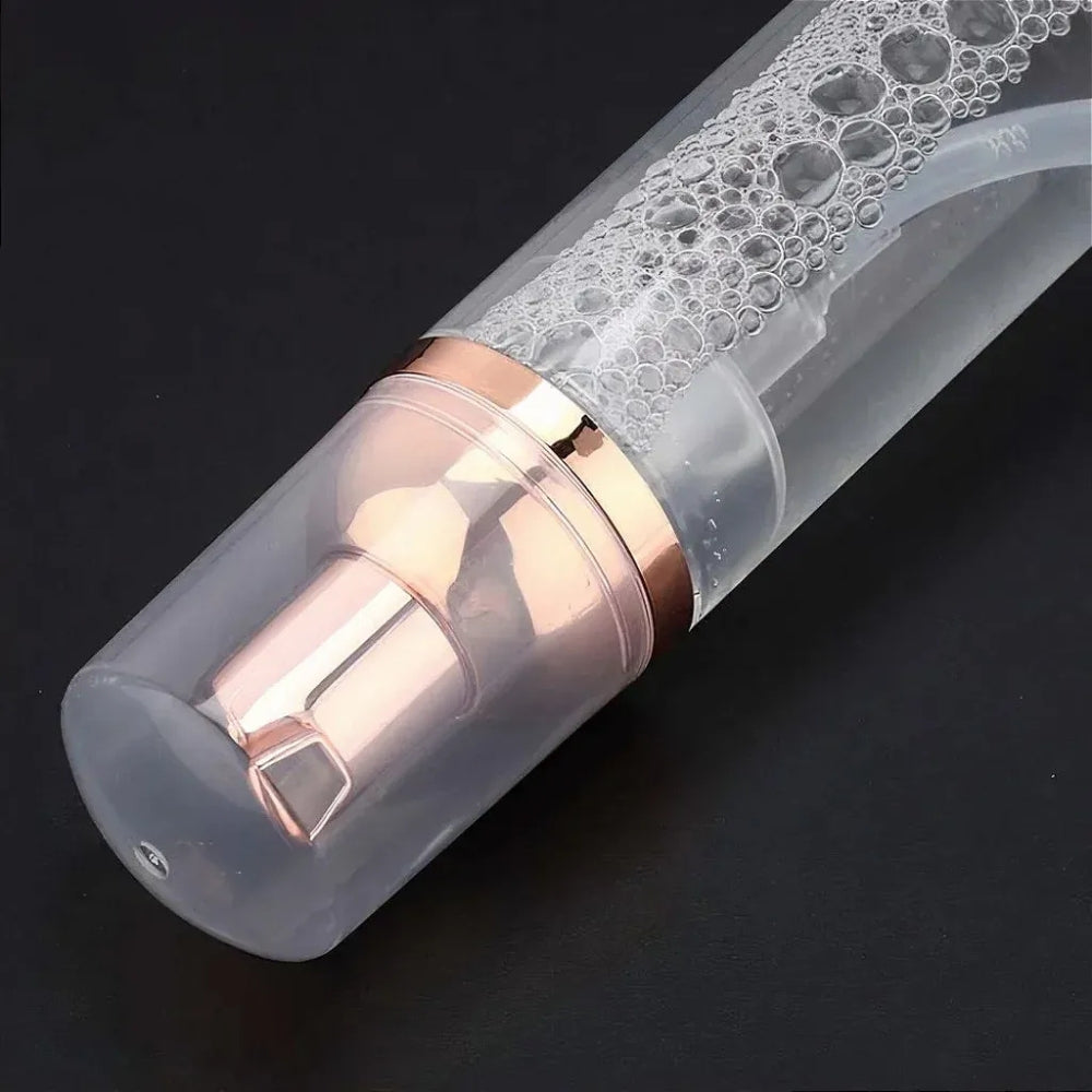 Frasco Pump Espumador Transparente Com Rosé