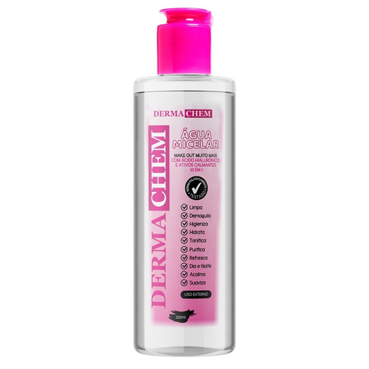 Água Micelar Dermachem 250ml Ácido Hialurônico