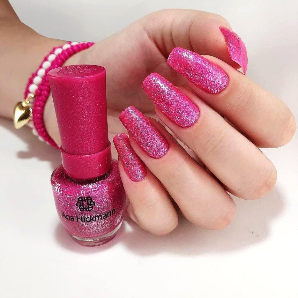 Esmalte Ana Hickmann Glitter Flamingo 9ml