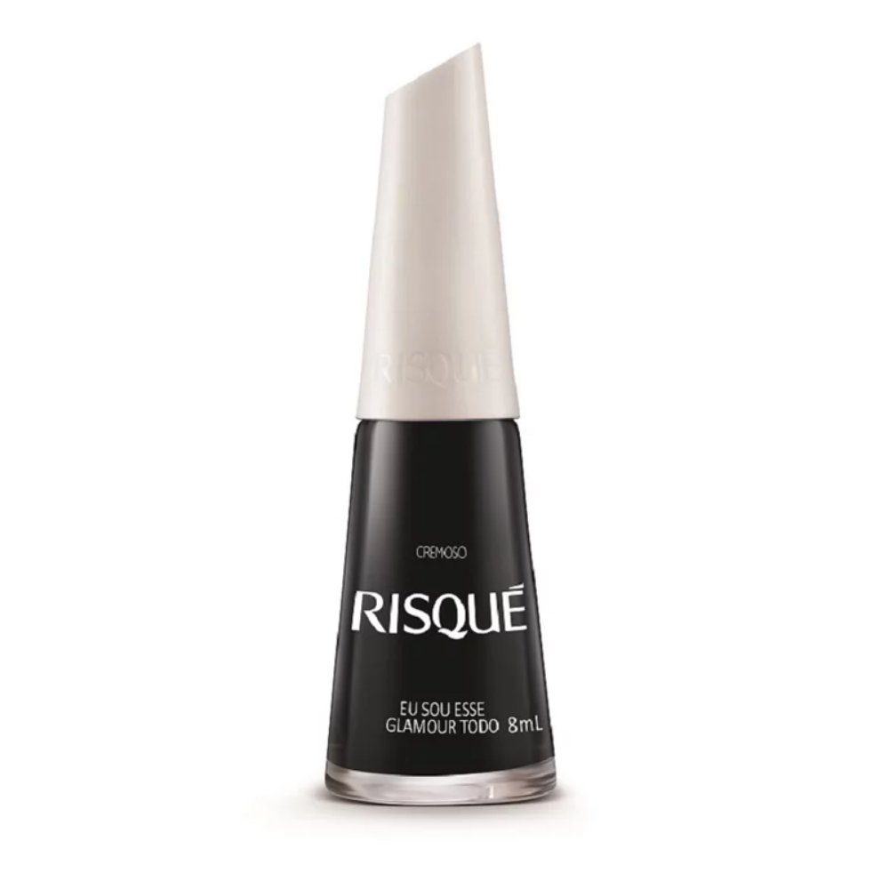 Esmalte Risqué Cremoso Eu Sou Esse Glamour Todo 8ml - Preto