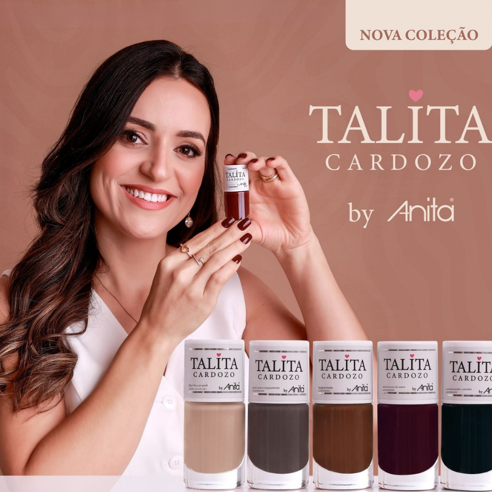 Esmalte Talita Cardozo By Anita Cremoso Manicure Do Amor 10ml