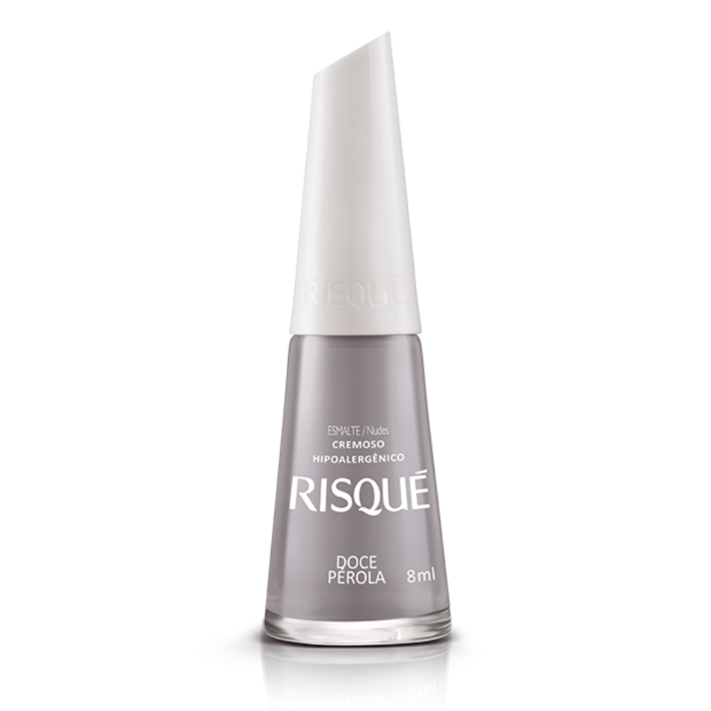 Esmalte Risqué Cremoso Doce Pérola 8ml