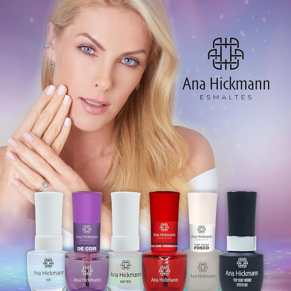 Esmalte Ana Hickmann Intensificador Da Cor Vermelha 9ml