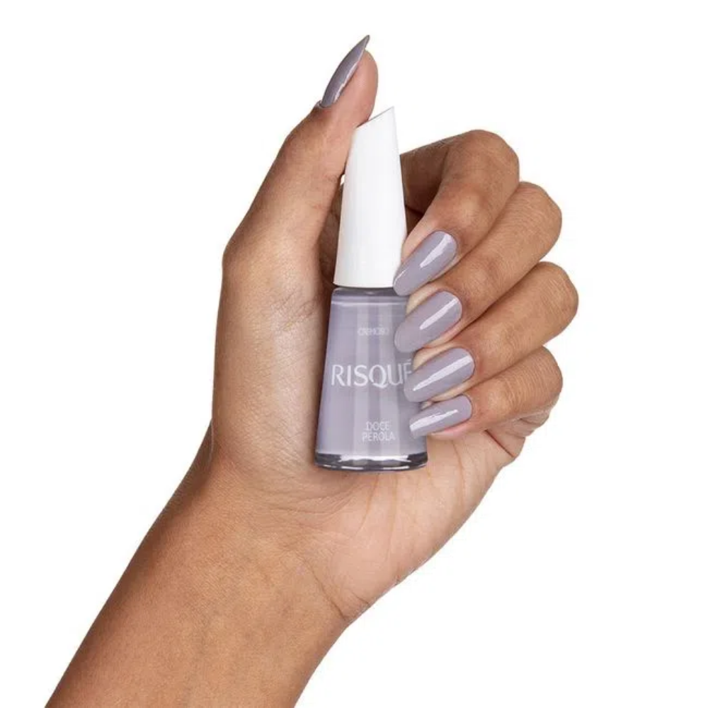 Esmalte Risqué Cremoso Doce Pérola 8ml