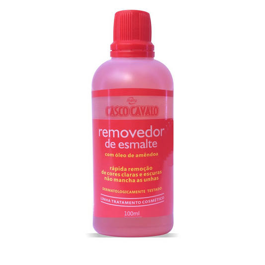 Removedor de Esmaltes com Óleo de Amêndoa Casco de Cavalo 100ml