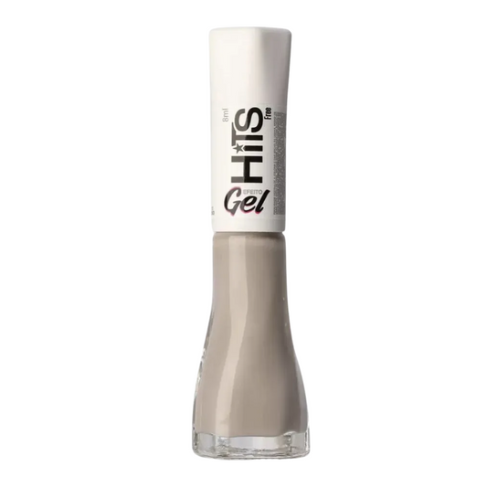 Esmalte Hits Cremoso Efeito Gel Cinza Clássico 8ml
