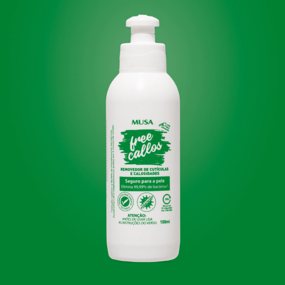 Removedor De Cutículas E Calosidades Free Callos Musa 100ml