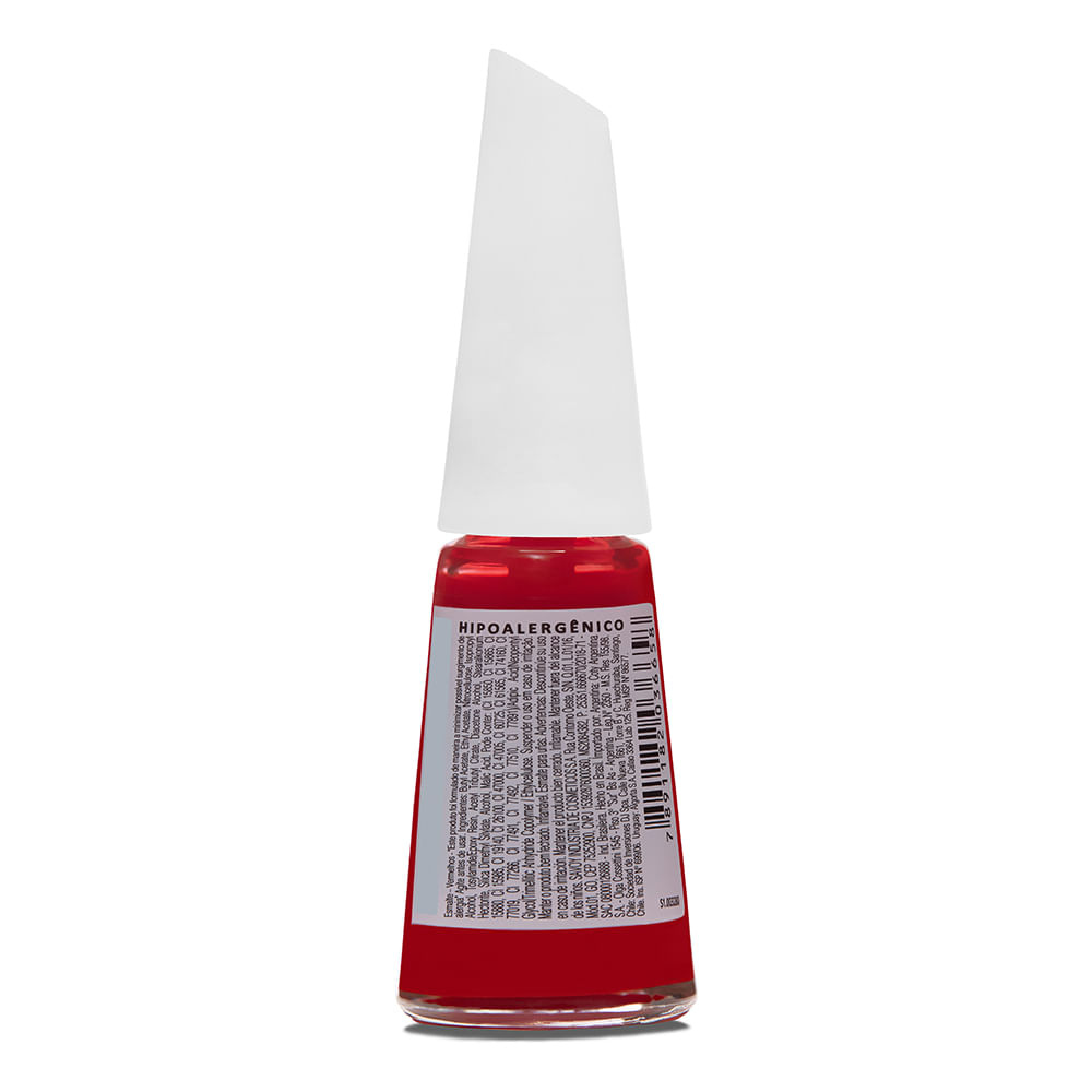 Esmalte Risqué Cremoso Toque De Ira 8ml - Vermelho