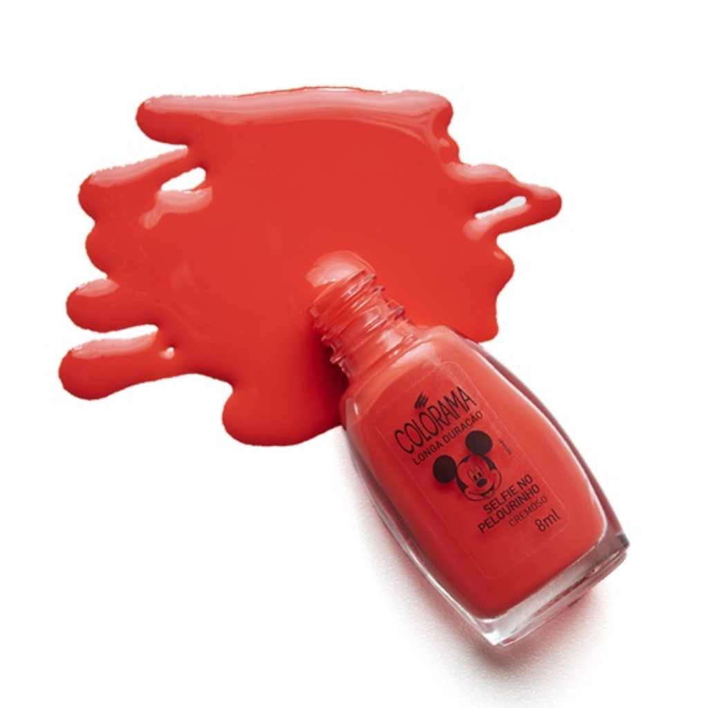 Esmalte Colorama Cremoso Selfie no Pelourinho - Laranja - Disney