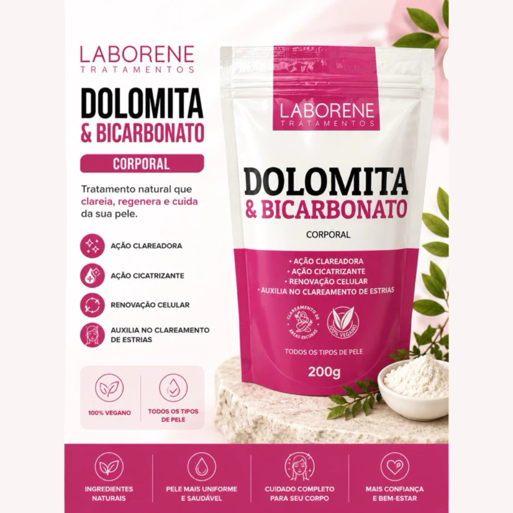 Dolomita E Bicarbonato Laborene 200g