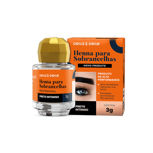 Henna Della E Delle 3g Preto Intenso