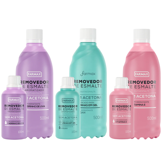 Removedor Sem Acetona Com Hidratante Farmax