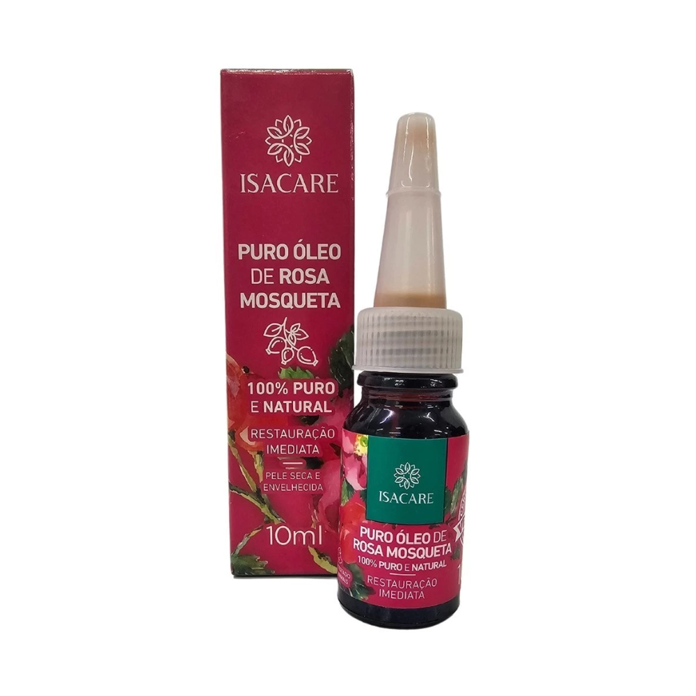 Óleo 100% De Rosa Mosqueta Natural Isacare 10ml