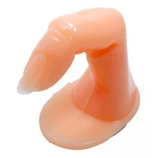 Dedo com unha para Treino de Alongamento e Manicure